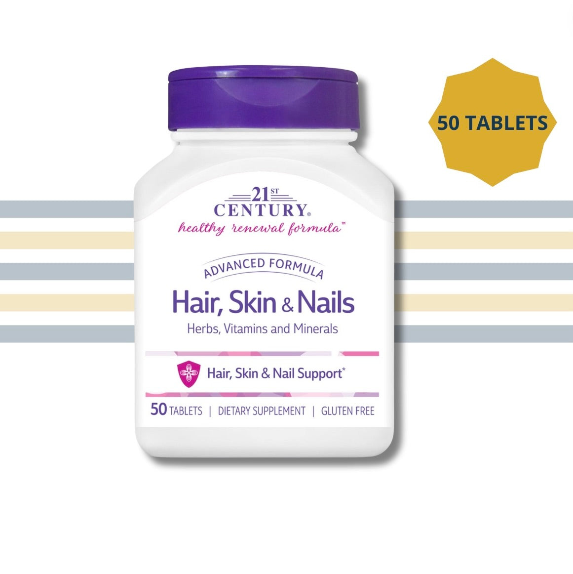 21 Century Hair, Skin & Nails 50 Tablets