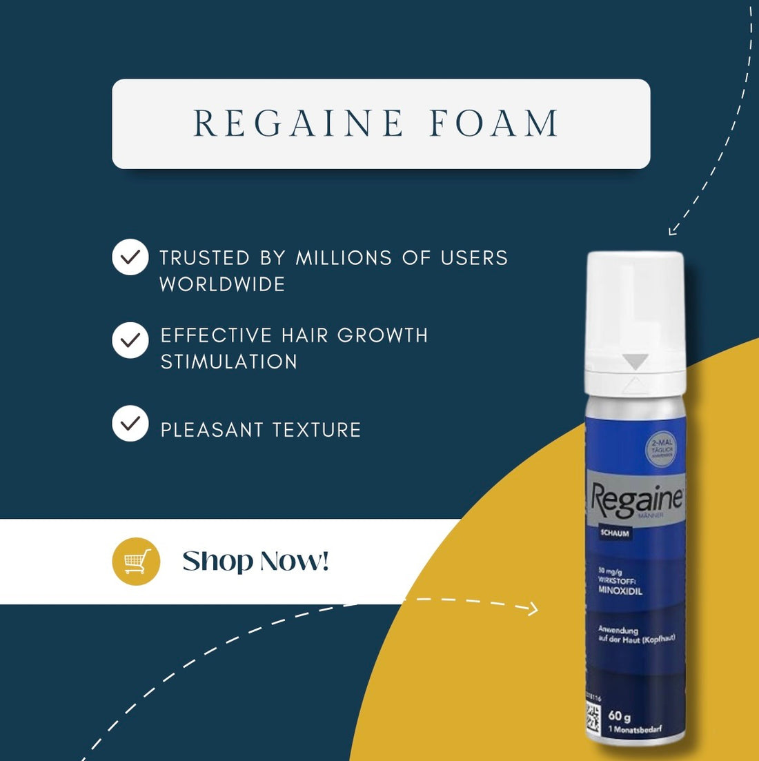 Regaine/Rogaine foam