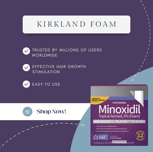 Kirkland foam 5% for women